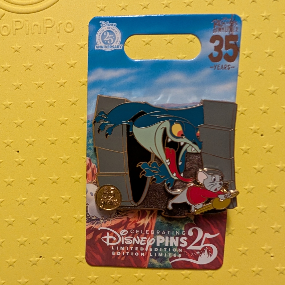 Disney 35th Anniversary Rescuers Down Under LE 3000